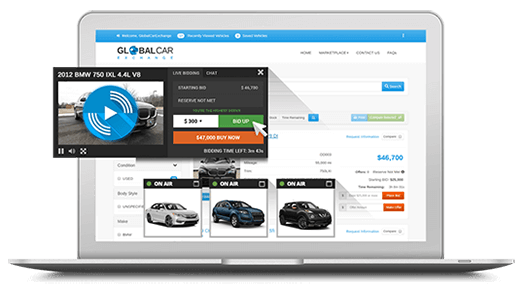 SimCasts app - Simulcast auto auction 